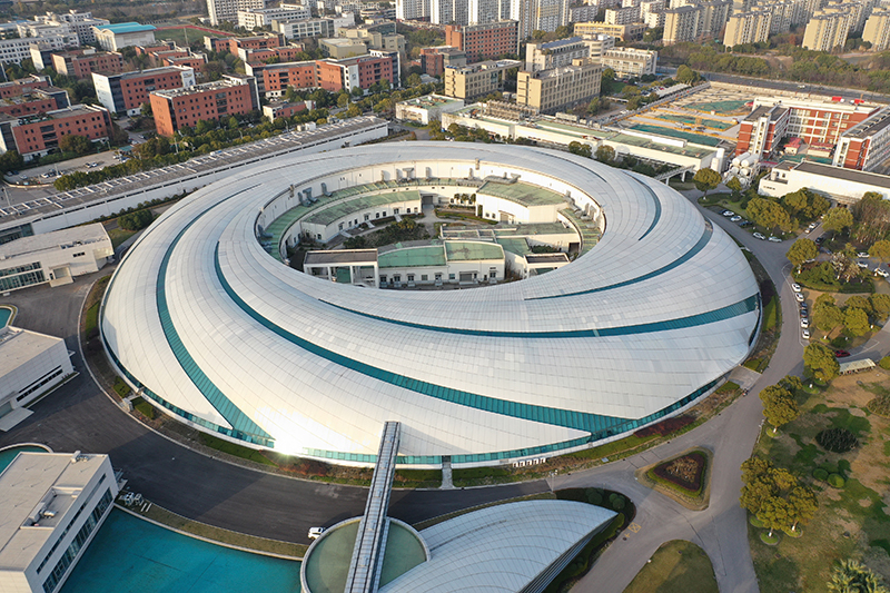 2019年3月12日，航拍上海光源項目。